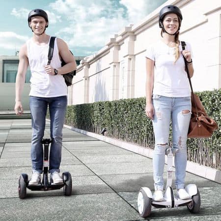 Two models using the Segway self-balancing transportation