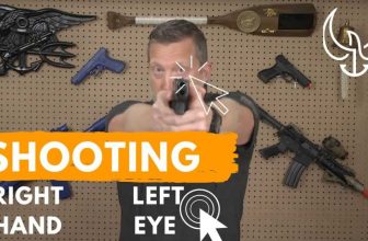 Chris Sajnog teaches techniques for shooting with the dominant left eye and right hand.